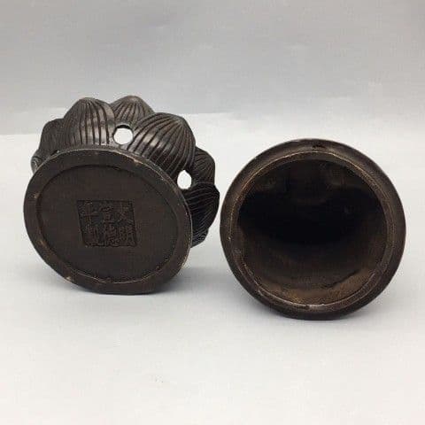 仏教美術 小坊主薫香炉 香道具 茶台置物 銅製品 装飾品 工芸品