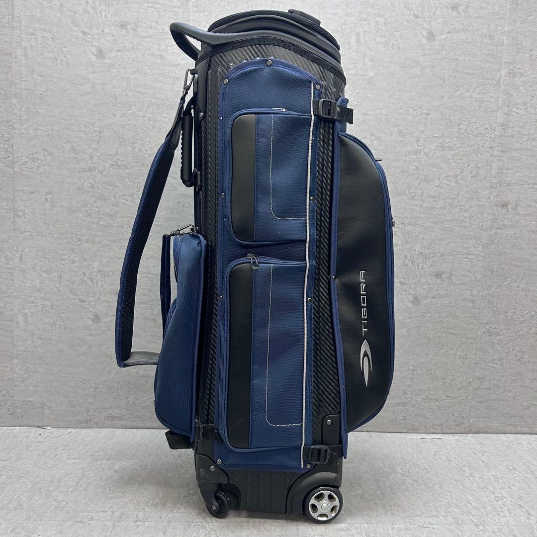 限定品　TIGORA HELIX ゴルフ　キャディバッグ　四輪キャスター付き