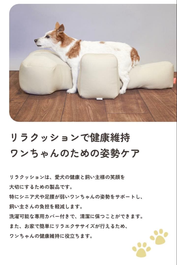 リラクッション DM ブラウン　カバー付き