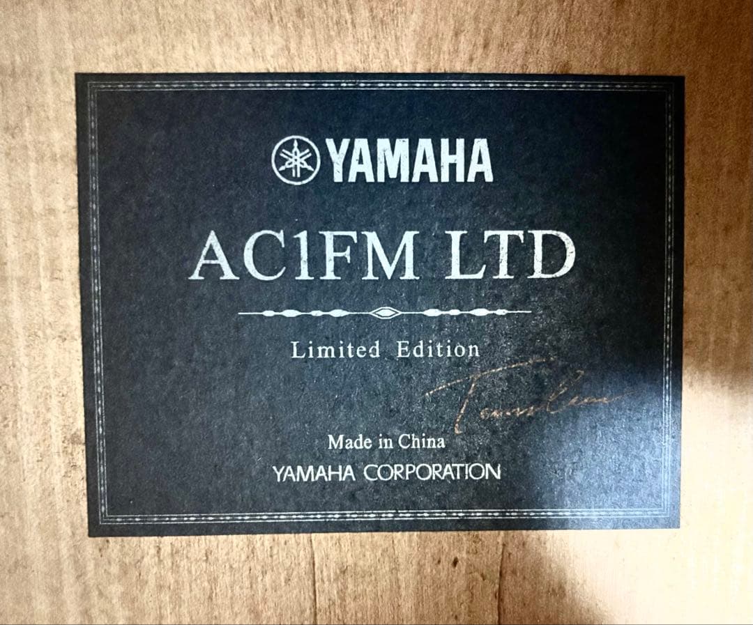 【限定100本、新品弦張替済】YAMAHA エレアコ AC1FM LTD