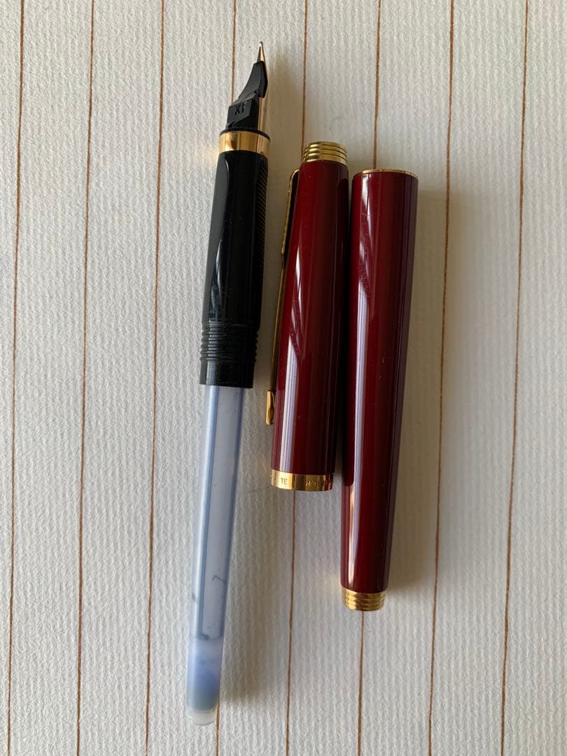 PARKER 75 バーガンディ 14Kペン先万年筆