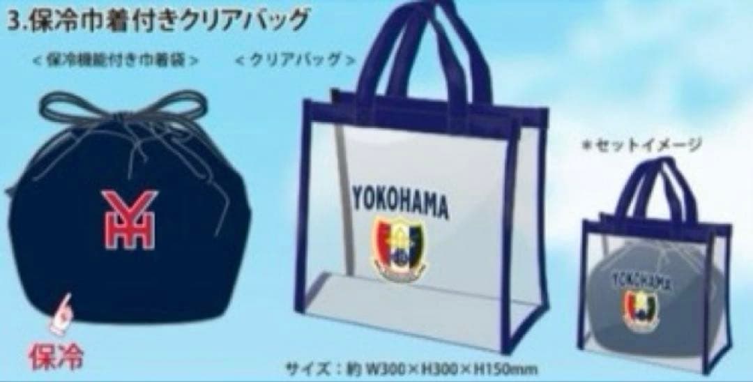 横浜高校応援グッズ　ビニールバッグ