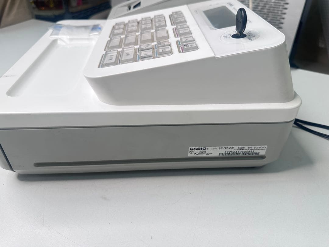 カシオ電子レジスター　SE-G2-WE