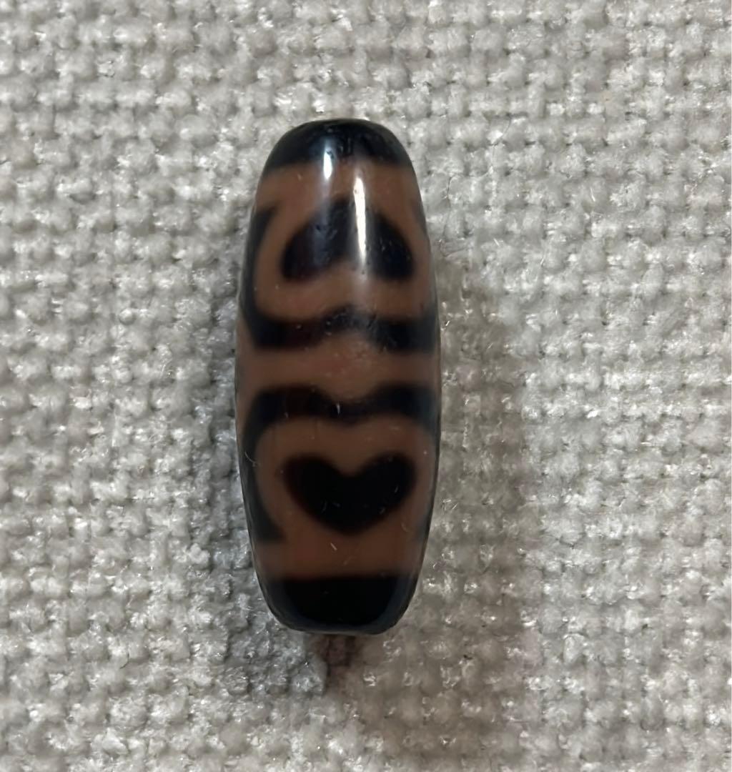 蓮花金剛天珠　／送料込　匿名発送／チベット　天珠　お守り