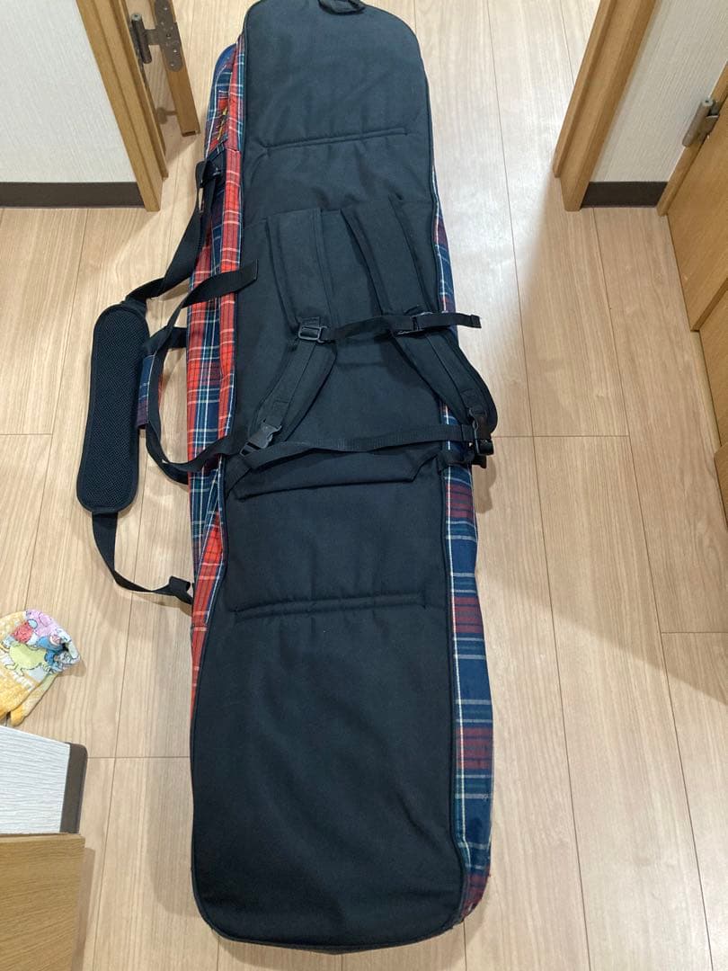 Ride スノーボードとバッグ チェック柄