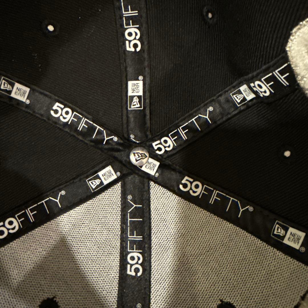 Supreme 59FIFTY ブラック キャップ 7 1/8
