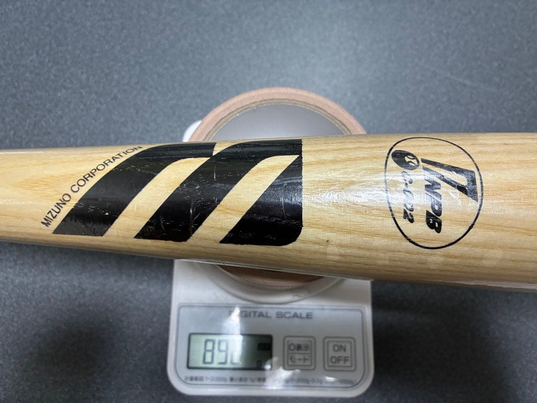 ミズノ　硬式木製バット　NPB 近鉄　約84.5cm 約892g