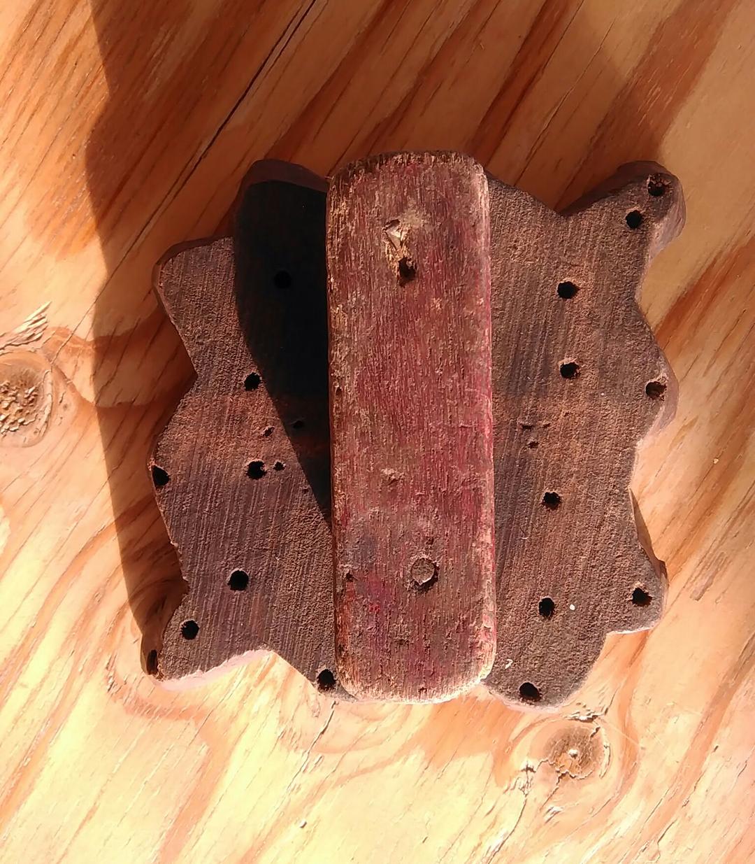 インドのブロックプリント版　ウッドスタンプ　木版　in ブルックリン　NY