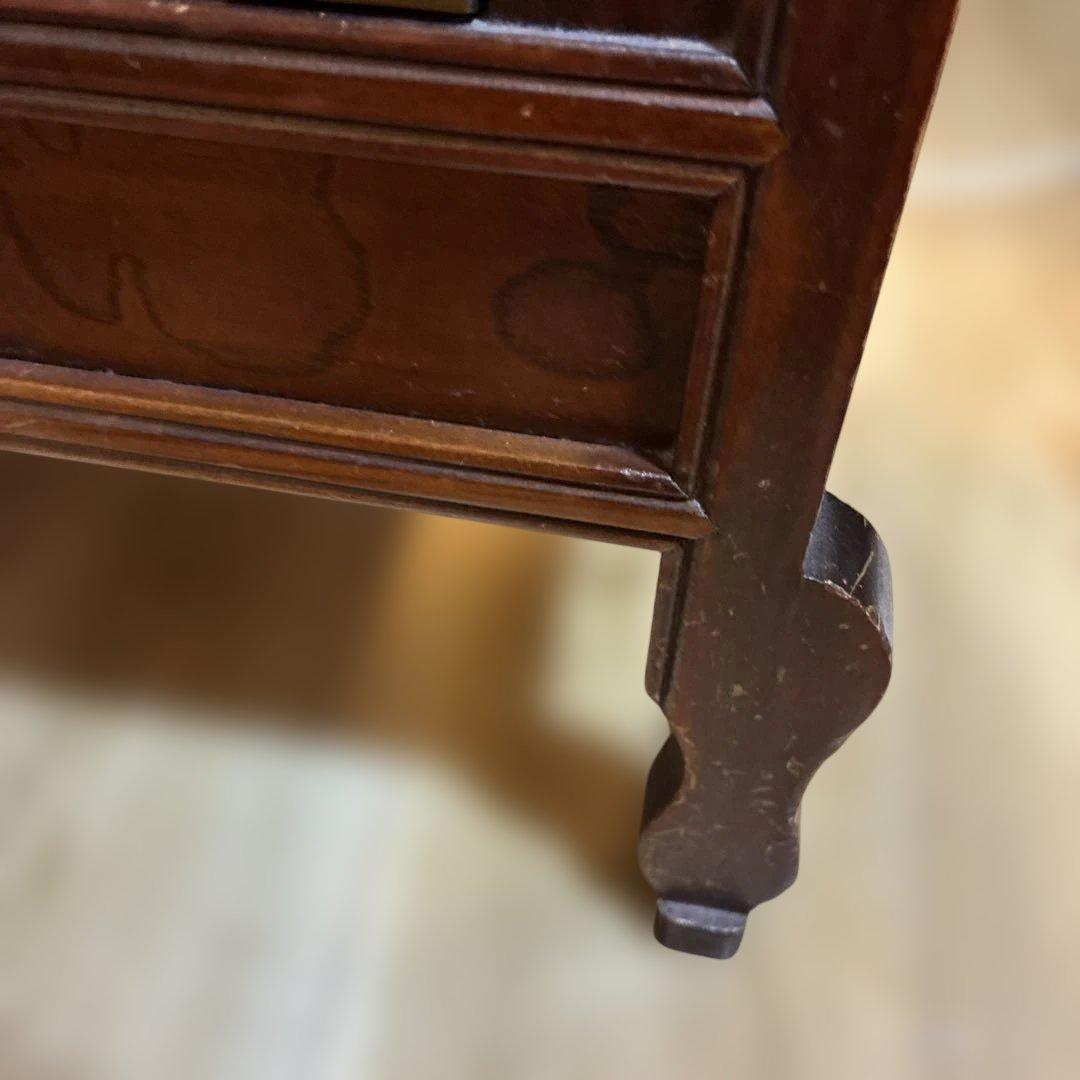 李朝風 薬棚 18杯 真鍮金具 アジアン家具　薬箪笥　アンティーク調　横浜現地