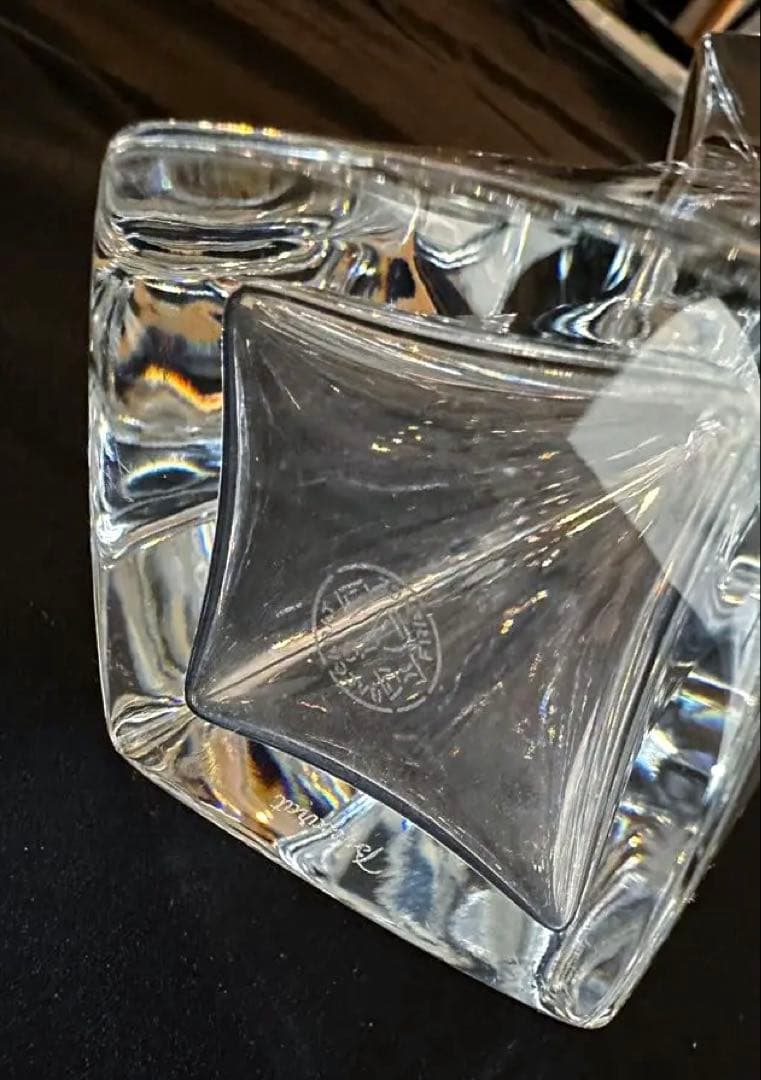 Baccarat ジェネロ　サイト　ベース　ほぼ未使用　クリスタルガラス 花器