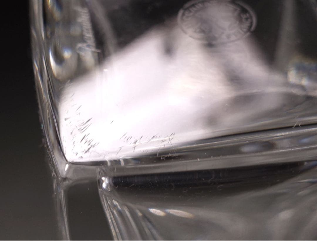 Baccarat ジェネロ　サイト　ベース　ほぼ未使用　クリスタルガラス 花器