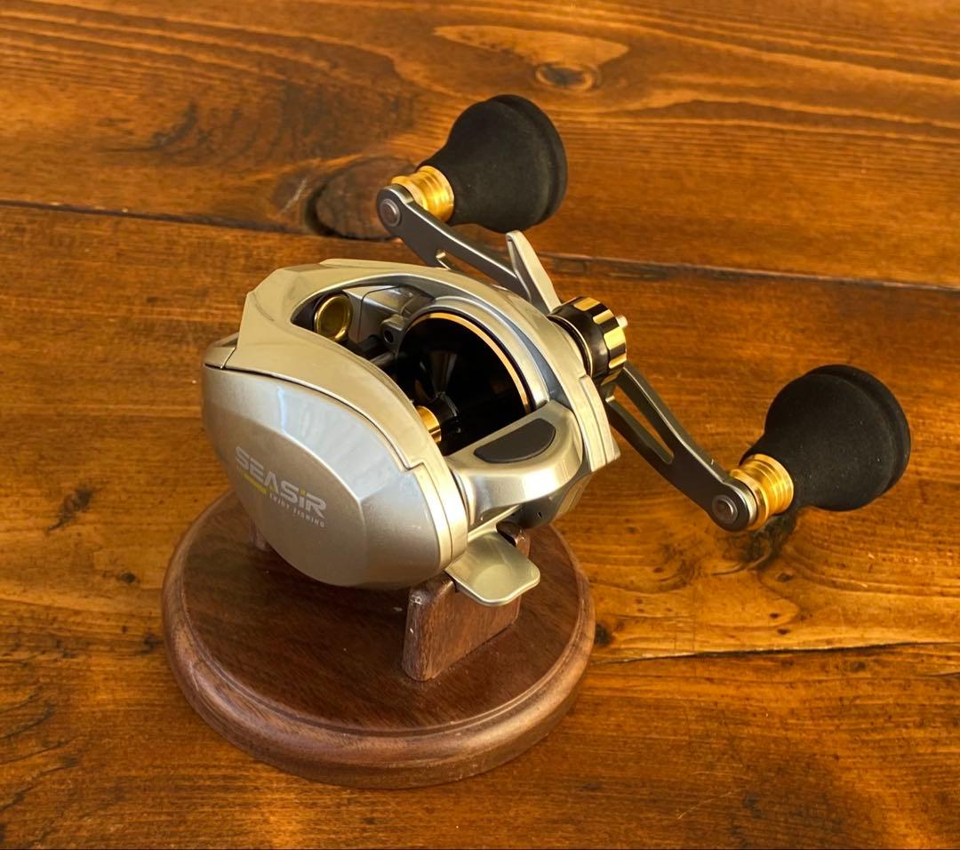 ジギングリール　ダブルハンドル　右ハンドル　ベイトリール　軽量　船釣り　海釣り
