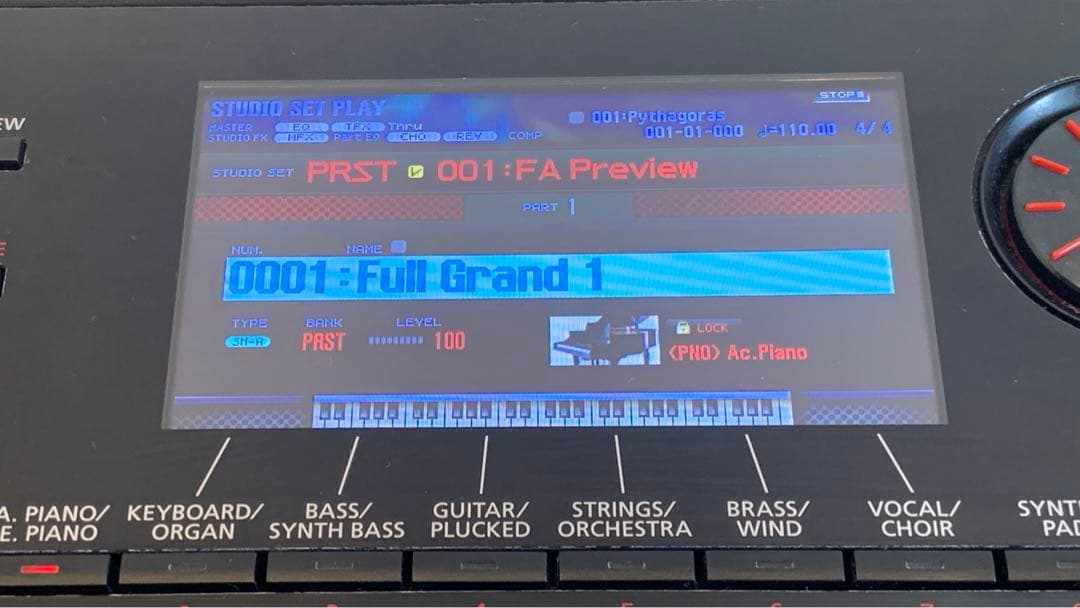 鍵盤楽器 Roland FA-06