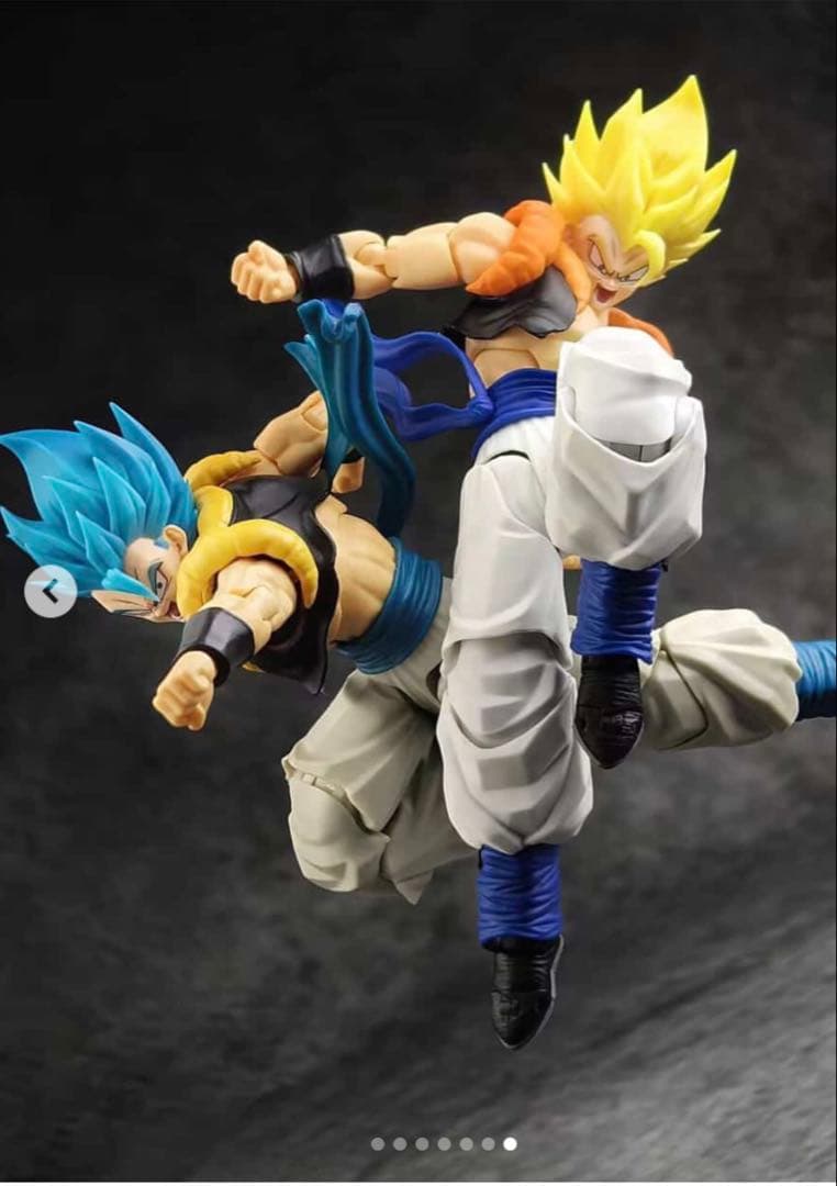 フィギュアーツ　ゴジータブルー　カスタムヘッドパーツ　ドラゴンボール