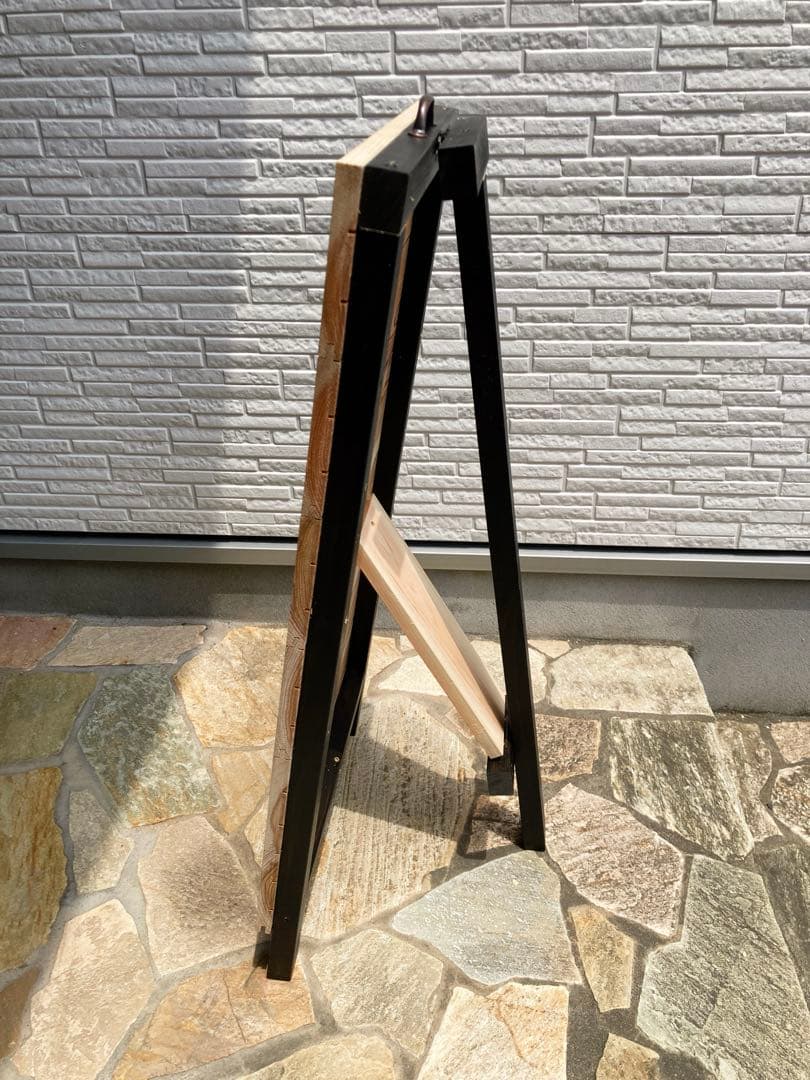 サイズオーダー　Ａ型看板　杉　かっこいい　オリジナル　おまけ