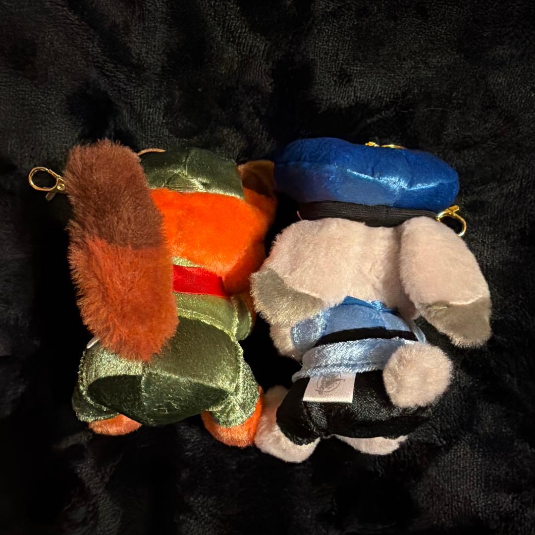 ディズニーストア ズートピア ニック ジュディ ぬいぐるみキーチェーン