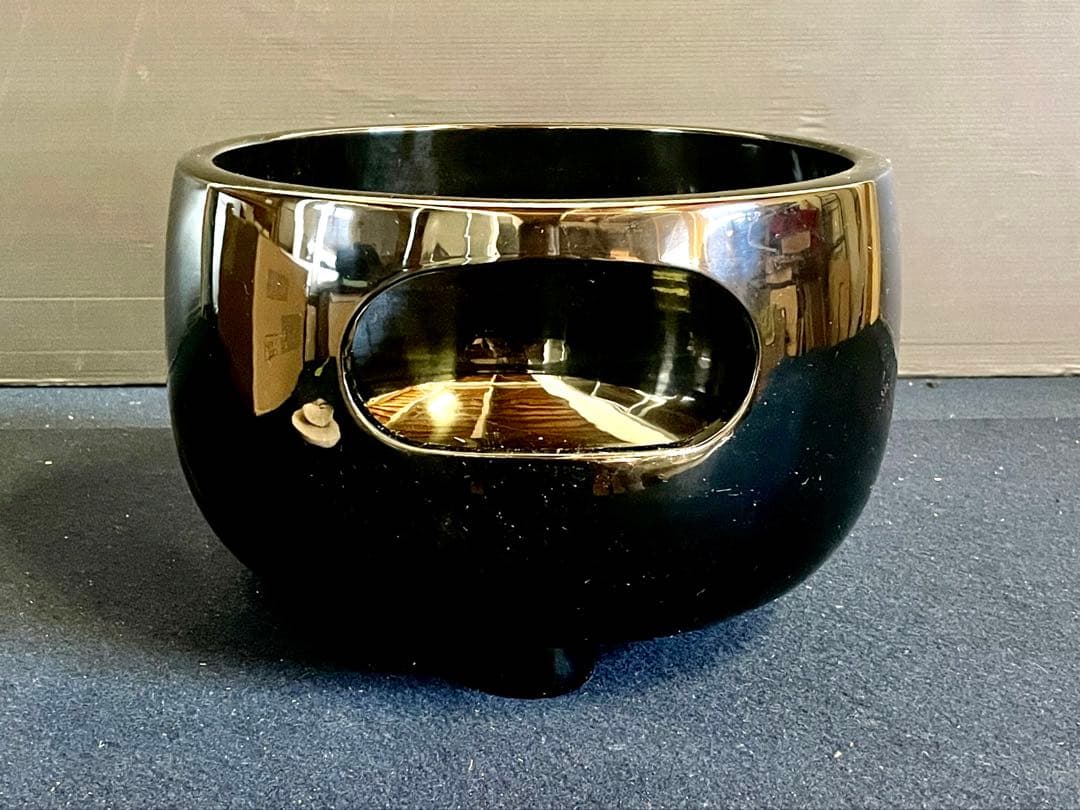 【KUMA】割引❣️「祖」 眉風炉 真塗 10号 元箱 （1010B）