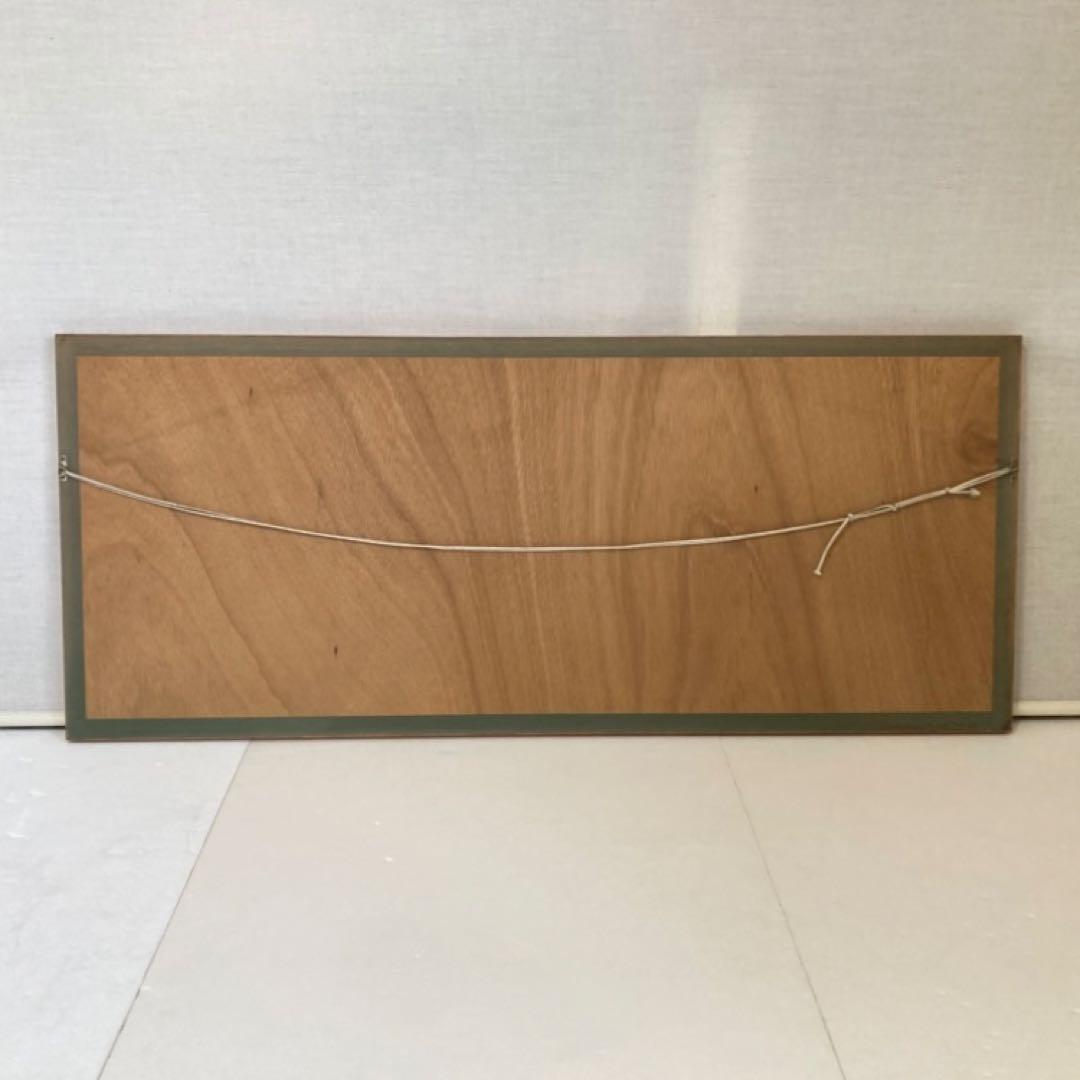 中村憲之 さくらんぼ シルクスクリーン 大型 横長 青色 ポップ モダン レトロ