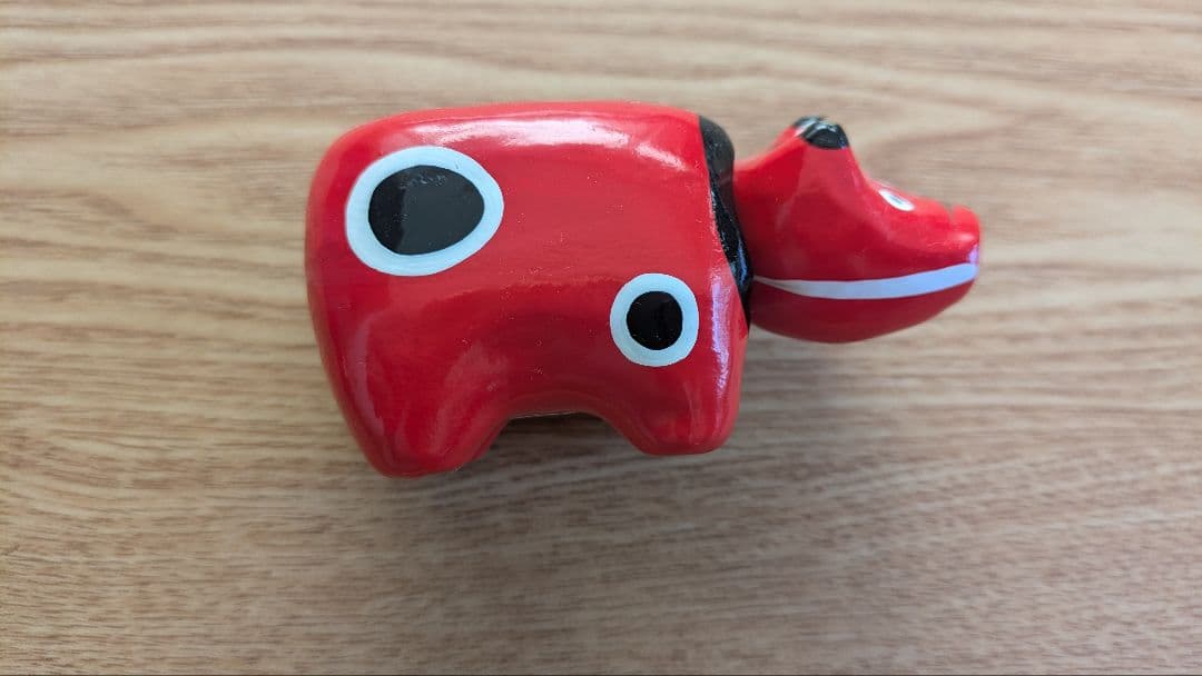 神獣ベコ　ケルベコス　張り子　工芸品