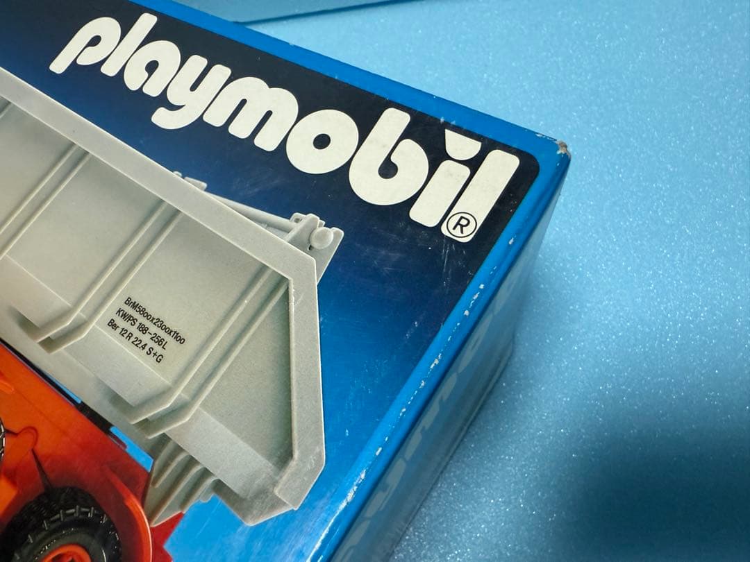 プレイモービル3141ダンプカー トレーラー 運搬車 工事車両playmobil