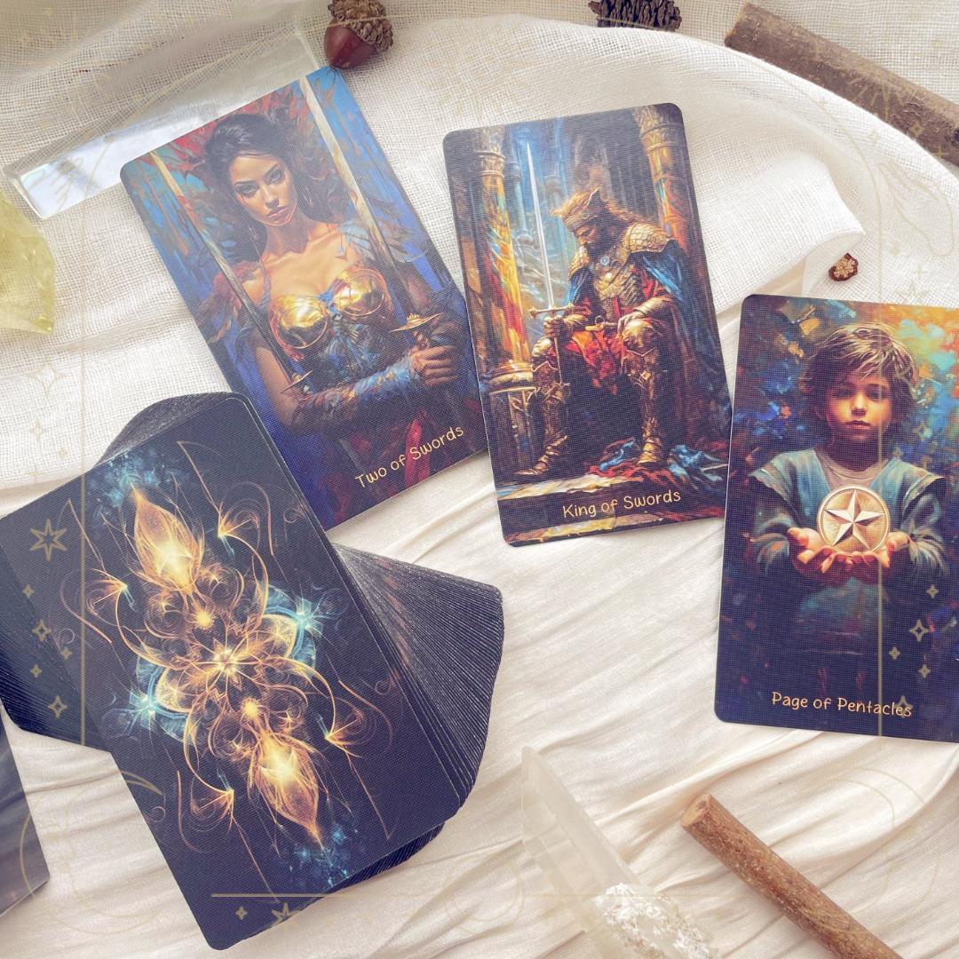 【正規品タロットカード】新作✨入手困難な海外美麗デッキ✨光の王国のタロットカード