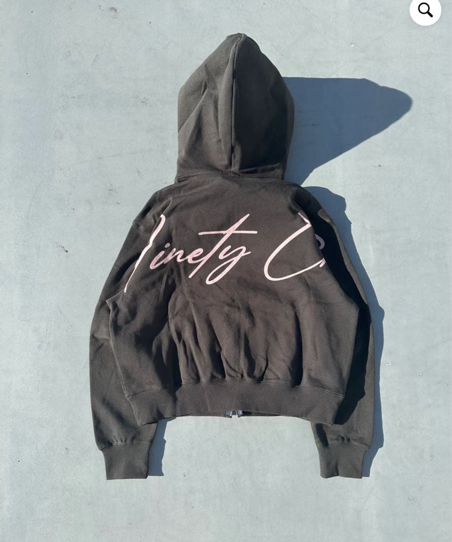 ウェア 9090 Bullet Logo Zip Hoodie