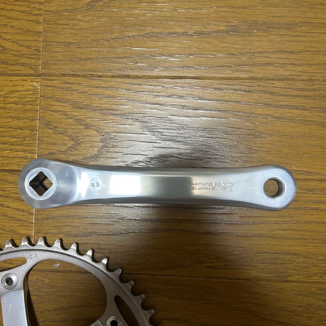 デュラエース　クランク　165mm 49T njs FC-7600