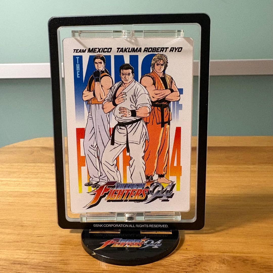 KOF 94 ウェブポン スピニングアクリルスタンド 6個+台座なし2個　セット