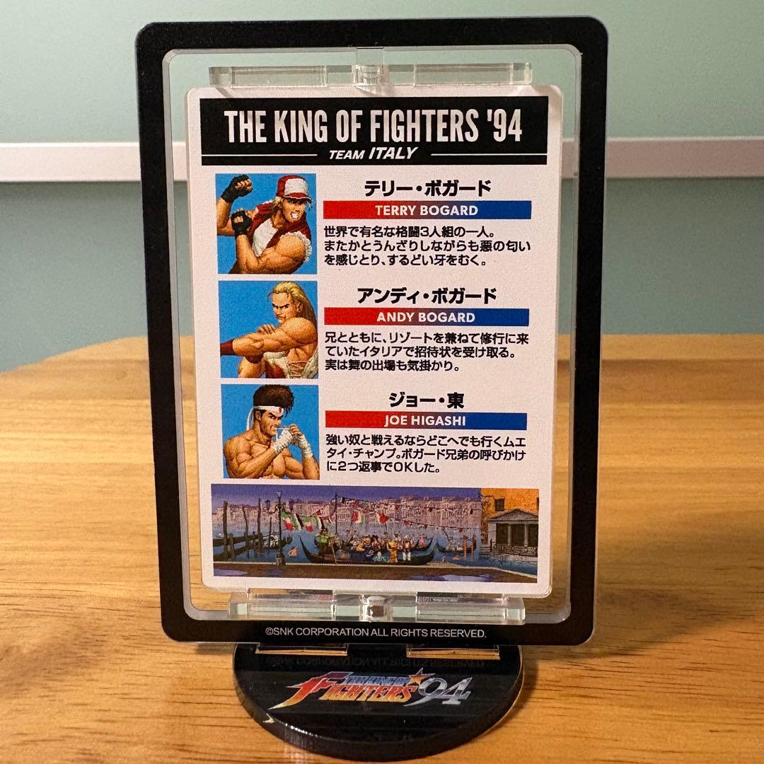 KOF 94 ウェブポン スピニングアクリルスタンド 6個+台座なし2個　セット