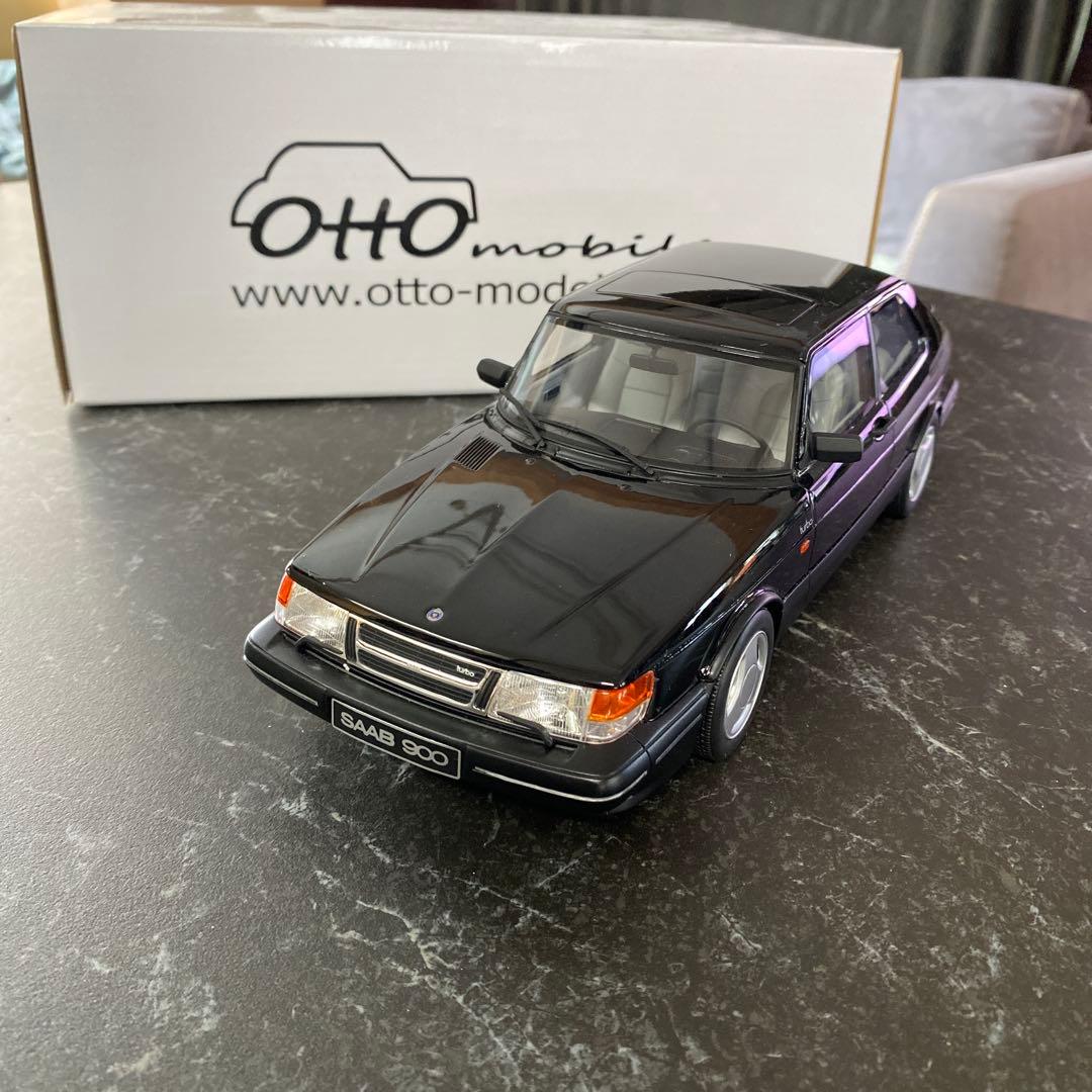 OTTO SAAB 900 ブラック 1/18
