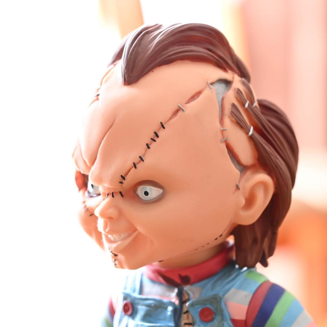 希少 チャイルドプレイ チャッキー ボブルヘッドバンク 首振りフィギュア