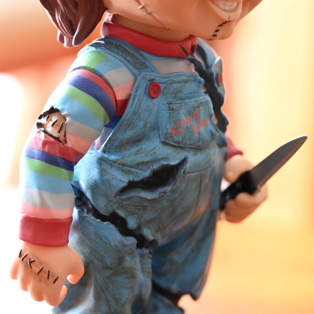 希少 チャイルドプレイ チャッキー ボブルヘッドバンク 首振りフィギュア