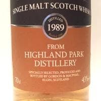 ハイランドパーク 27年　1989-2016 ゴードン＆マクファイル DE