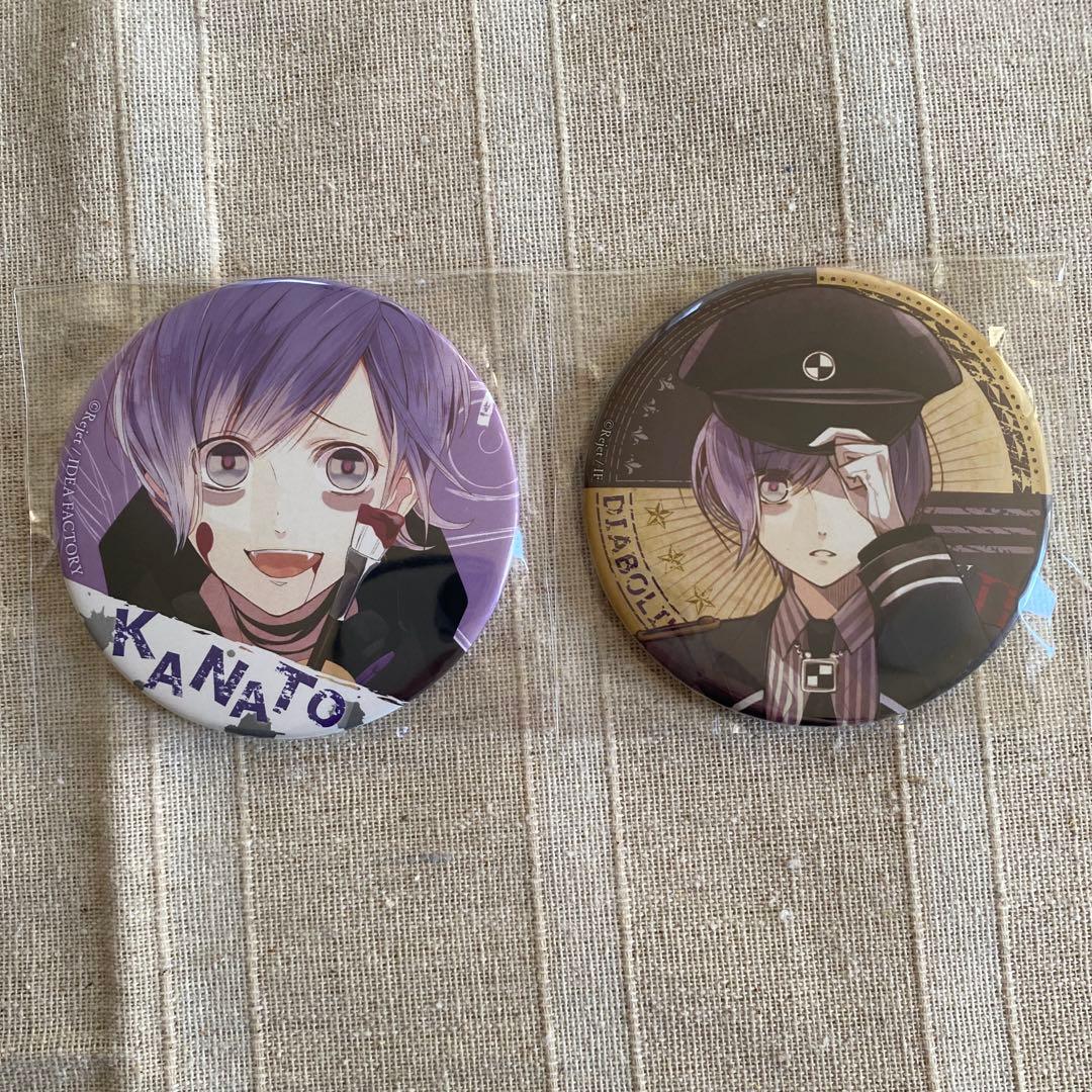 匿名配送 DIABOLIKLOVERS ディアラバ 逆巻カナト 缶バッジ 13点