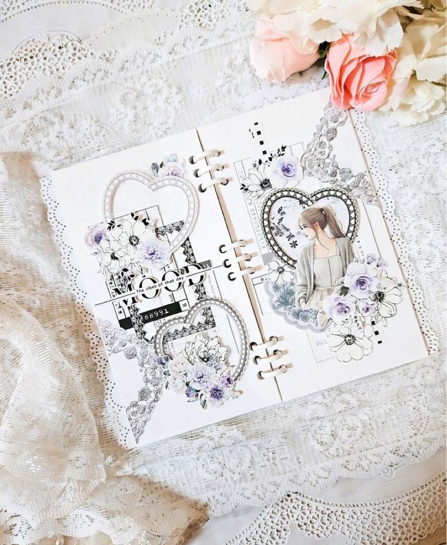 コラージュ素材　紙もの　素材紙　【2485】