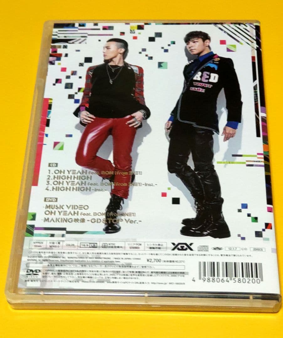 BIGBANG GD&TOP PLAY 韓国版 OH YEAH 日本版