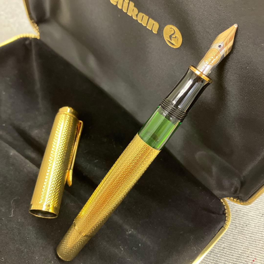 Pelikan M760ペリカン150周年記念 18K B木箱付 未使用品