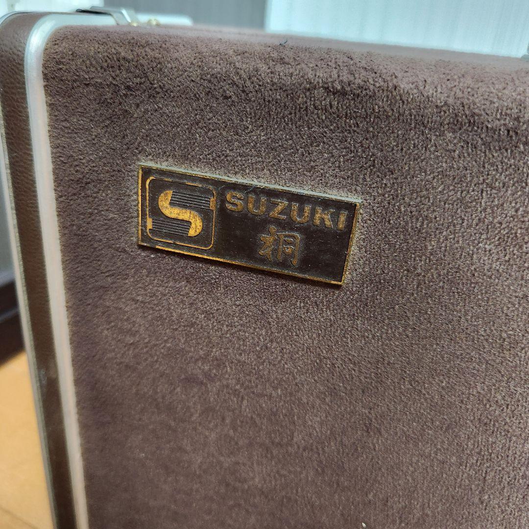 【美品♪アンプ音出し確認済】スズキ 高級手工芸 大正琴 桐 電気