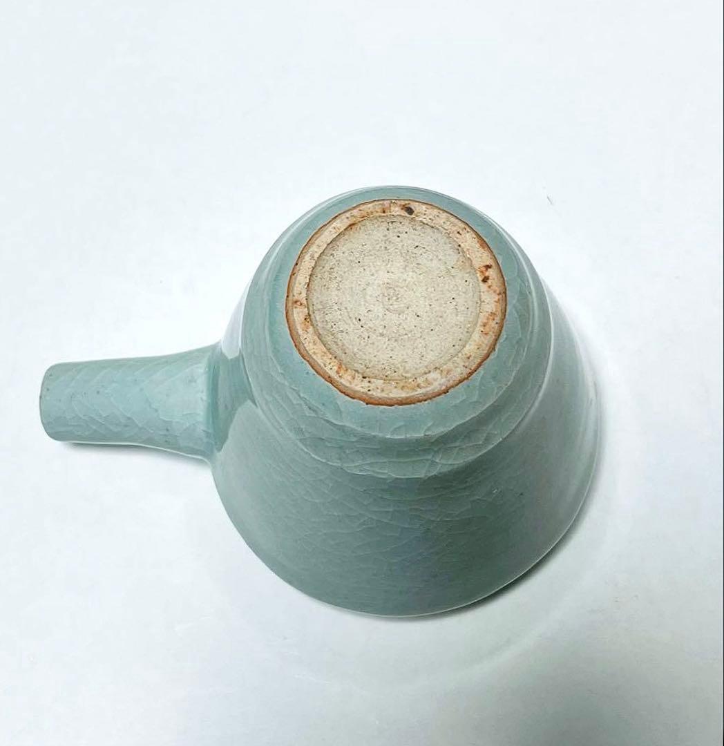 新品未使用　青磁　片口