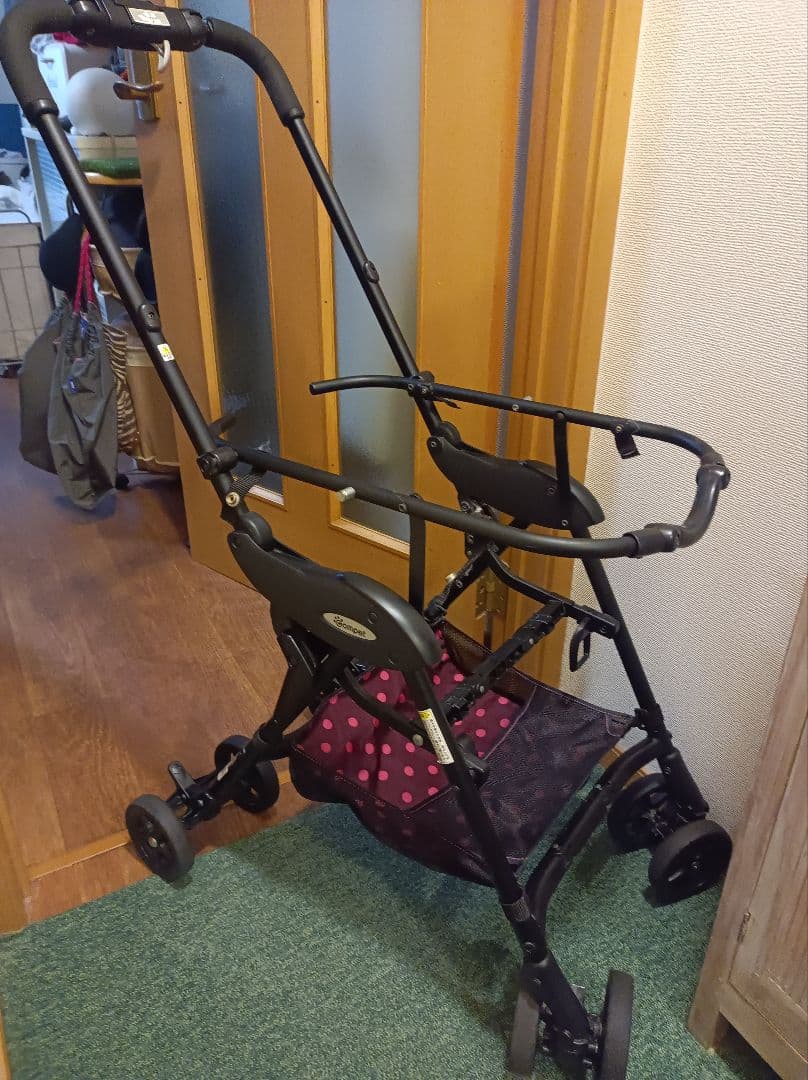 Compet コムペットミリミリ ルビードット 軽量分離型ペットカート