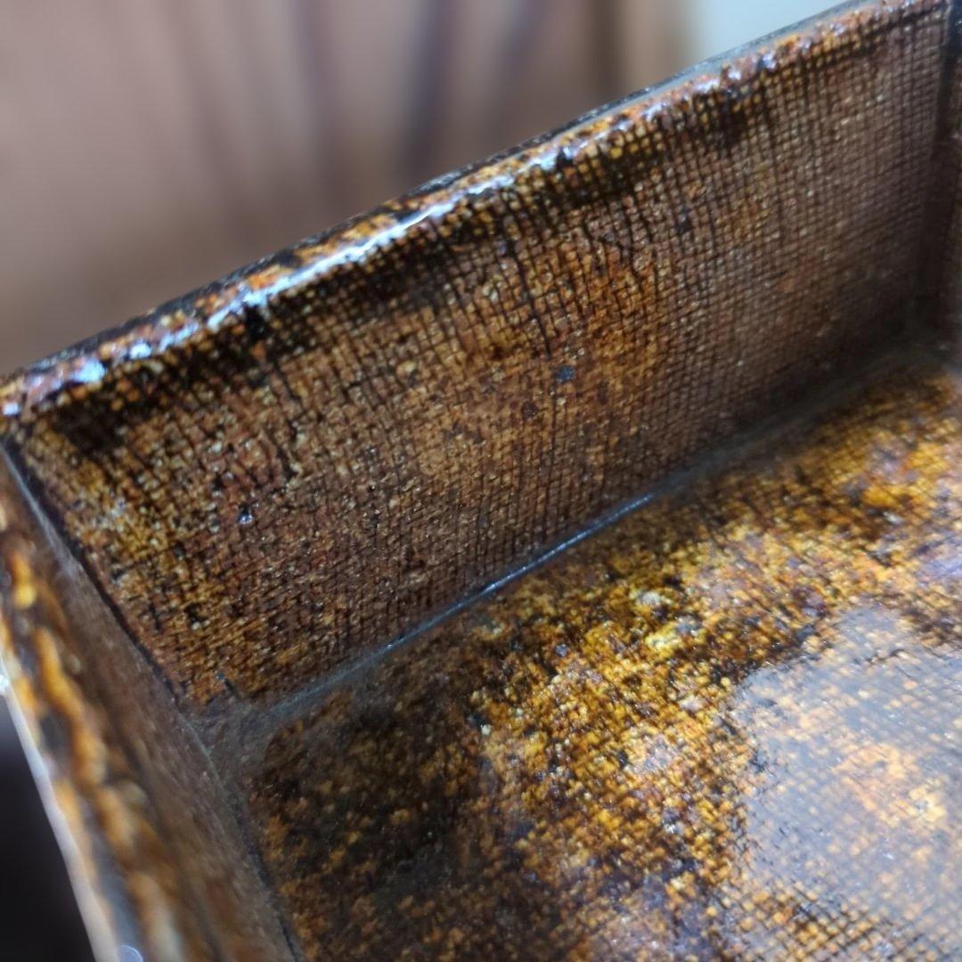 骨董　桝皿　角器　盛鉢　向付付　禄　器　在銘　陶器　5つ　木箱