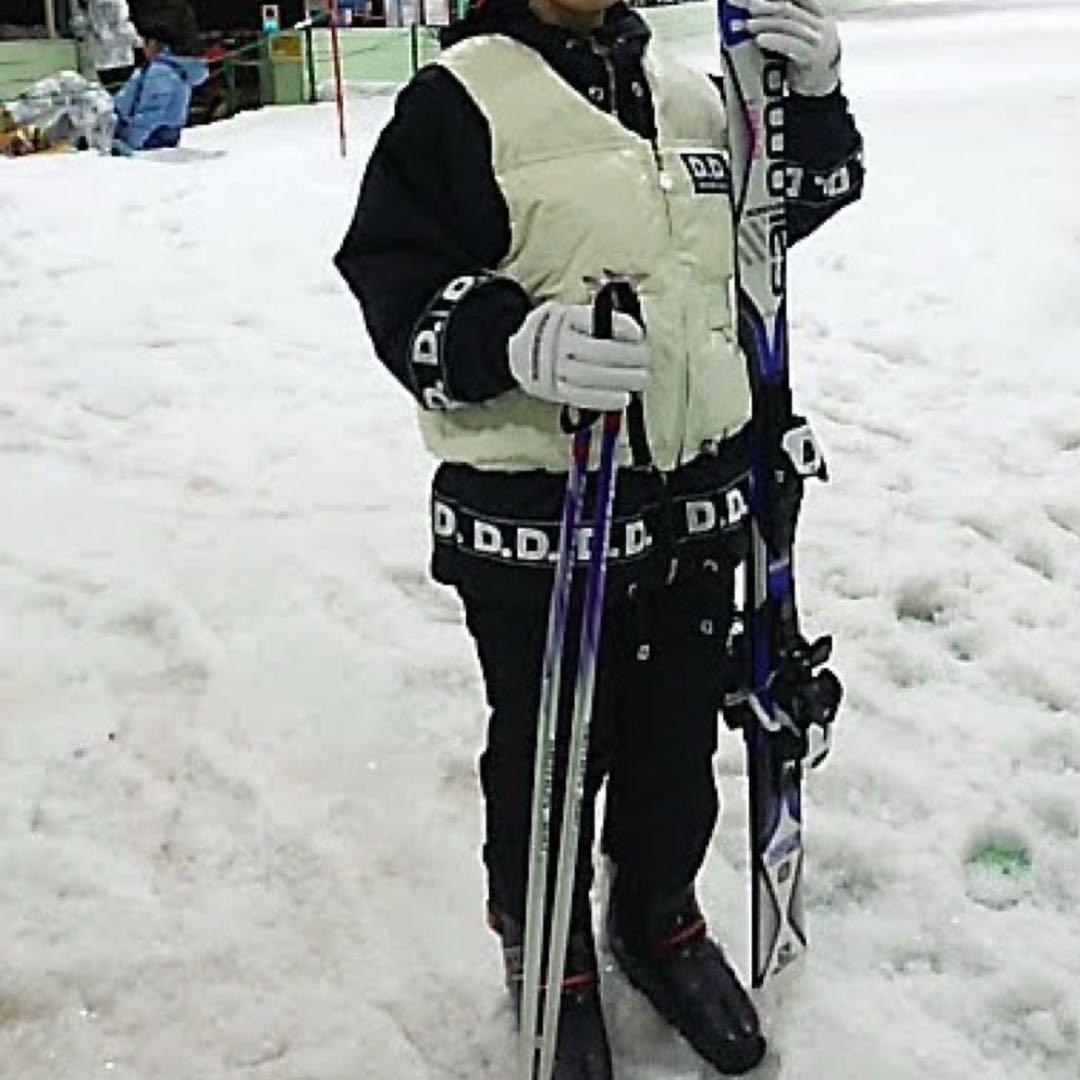 デサント　スキーウェア　黒×白　ブラック×ホワイト　レディース　スノーボード