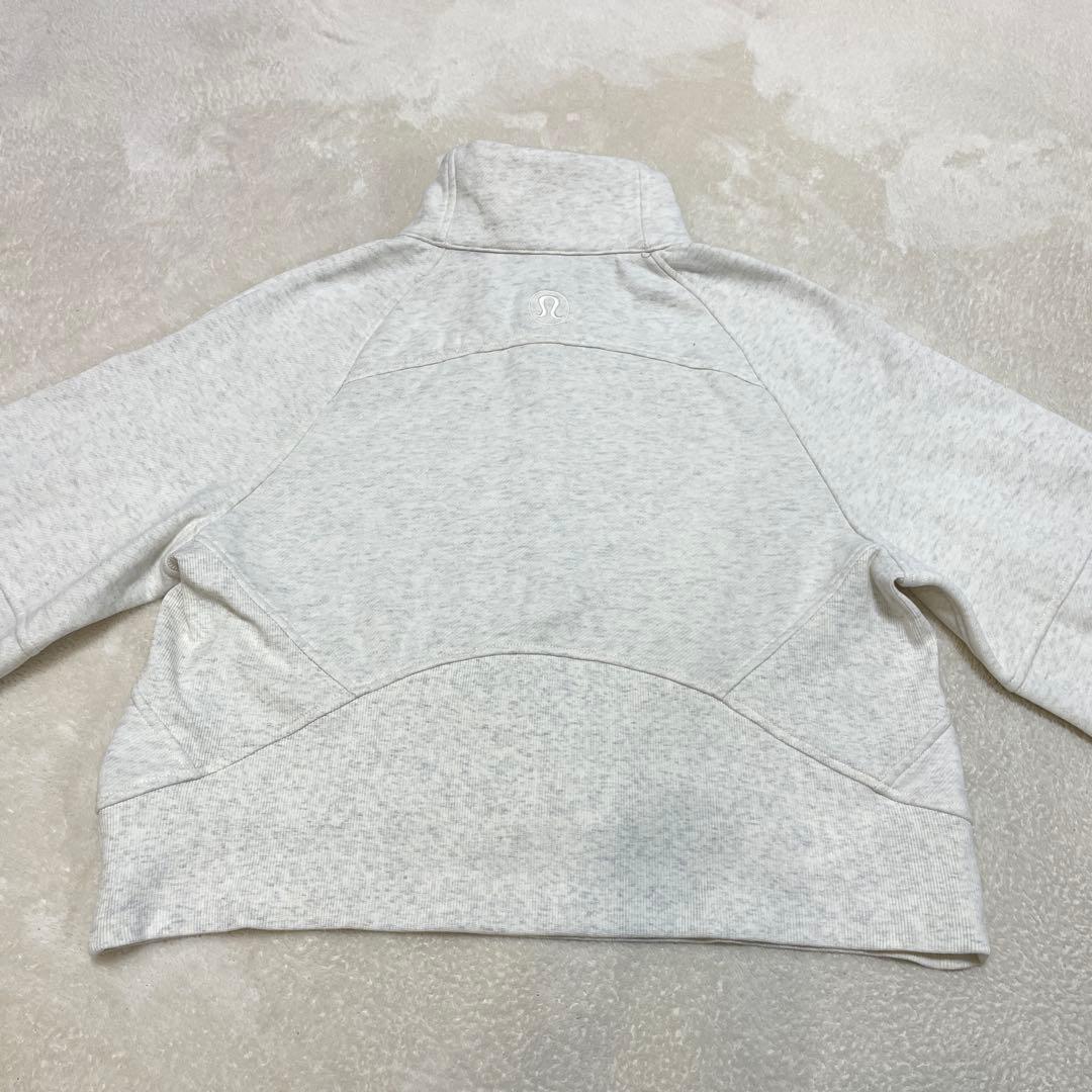 ルルレモン Scuba オーバーサイズ ファネルネックハーフジップ スウェット