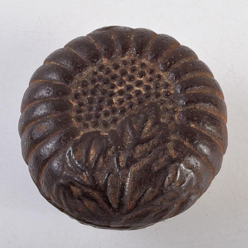 茶道具　金屋五郎三郎作　鉄製　香合　共箱　C　9266