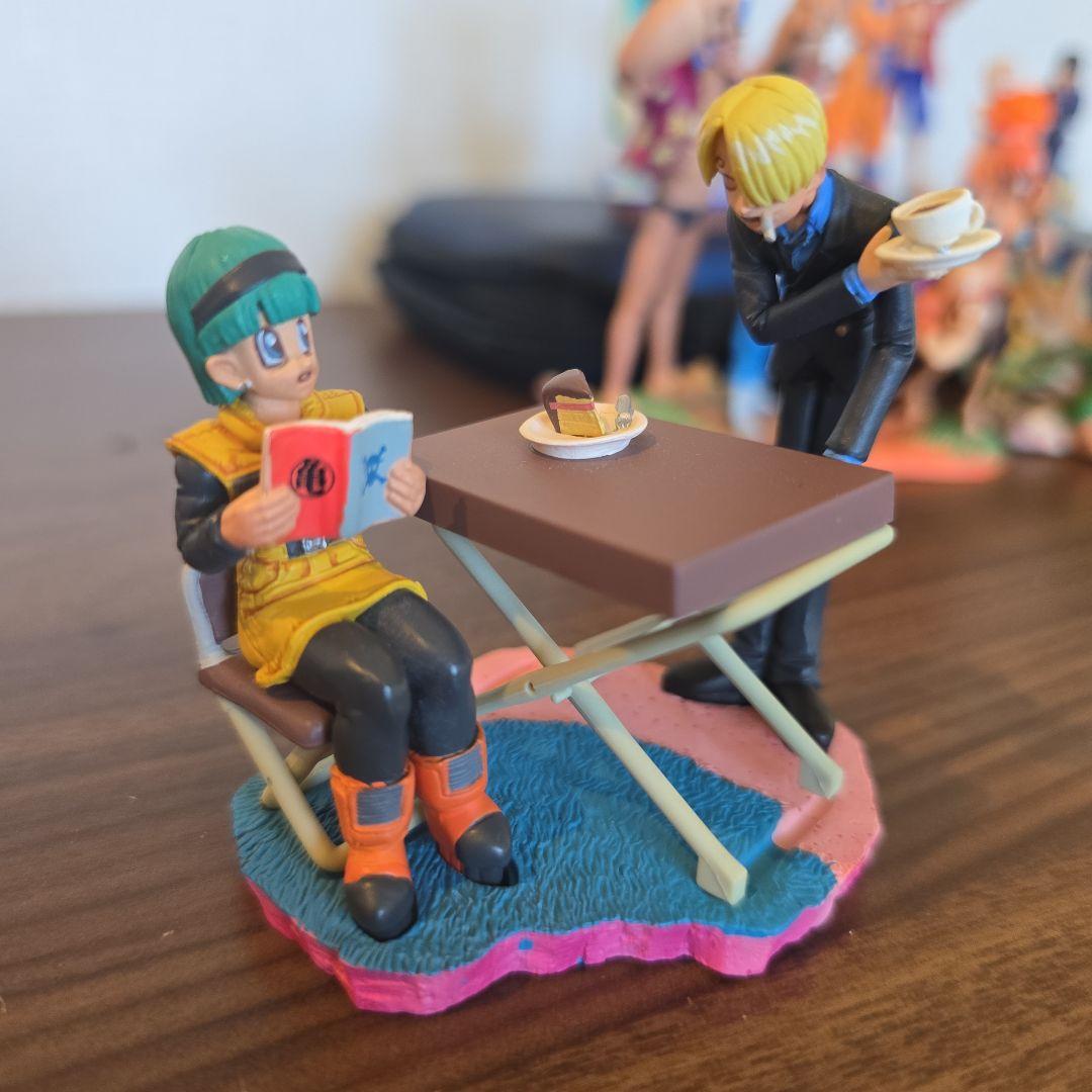 ドラゴンボールカプセル ワンピースコラボ 彩色フルコンプ