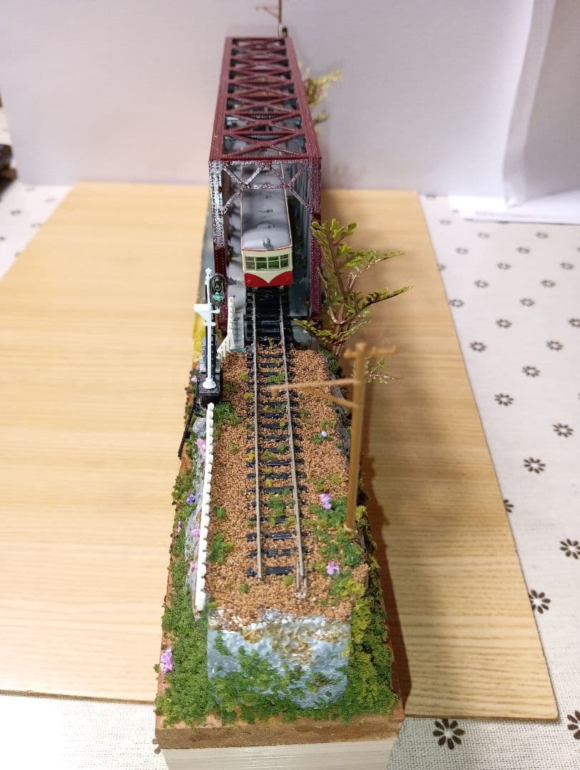 Nゲージ 鉄道模型ジオラマ（車両付き）その3