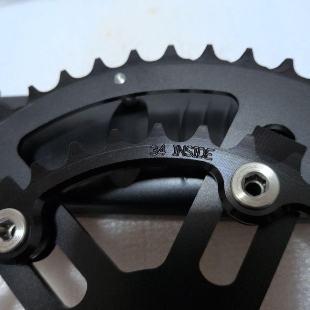 White Industries クランク ポリッシュ170ミリ50t-34t