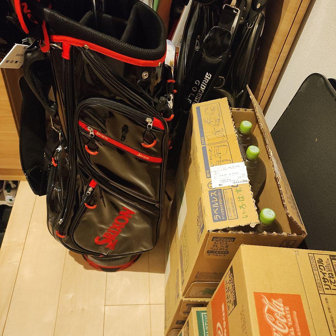 Srixon キャディバッグ 黒/赤