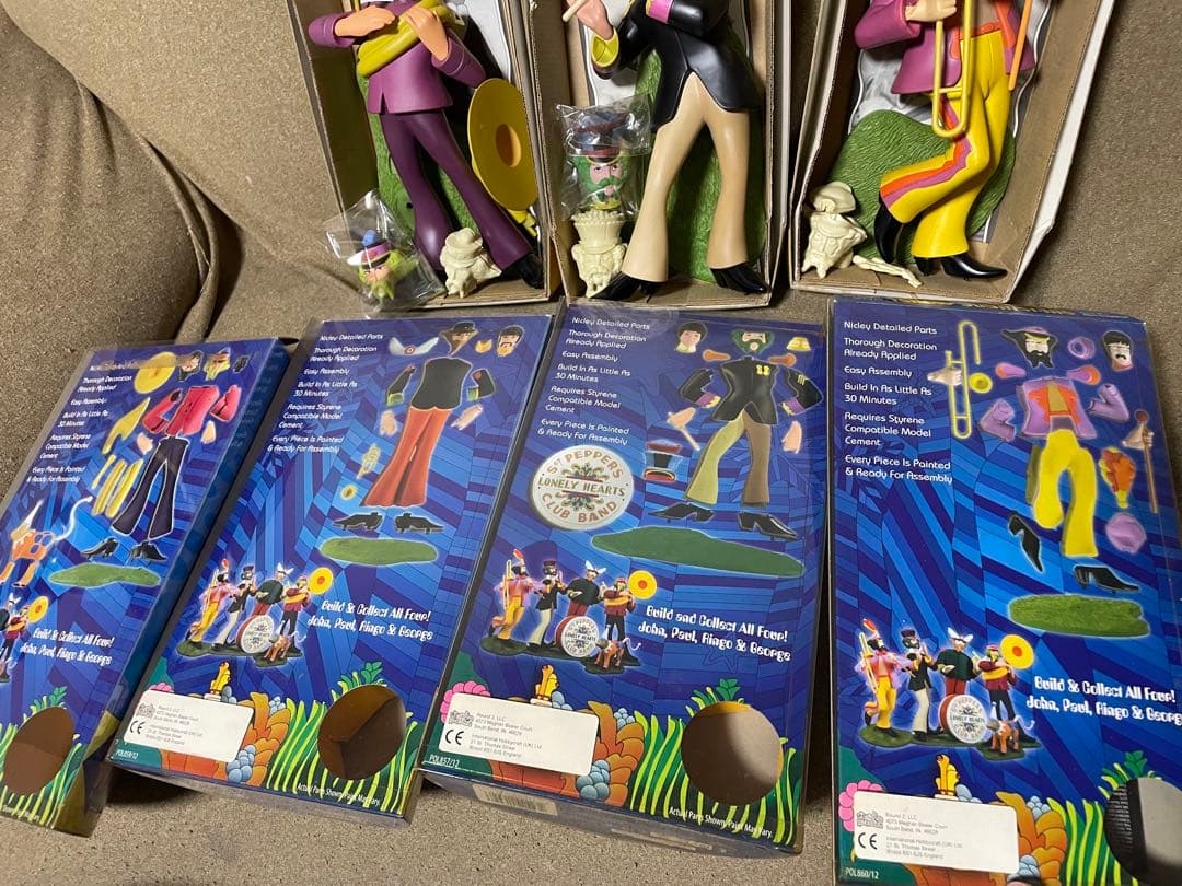 【激レア！】ビートルズ　イエローサブマリン　フィギュア　レトロ　プラモデル