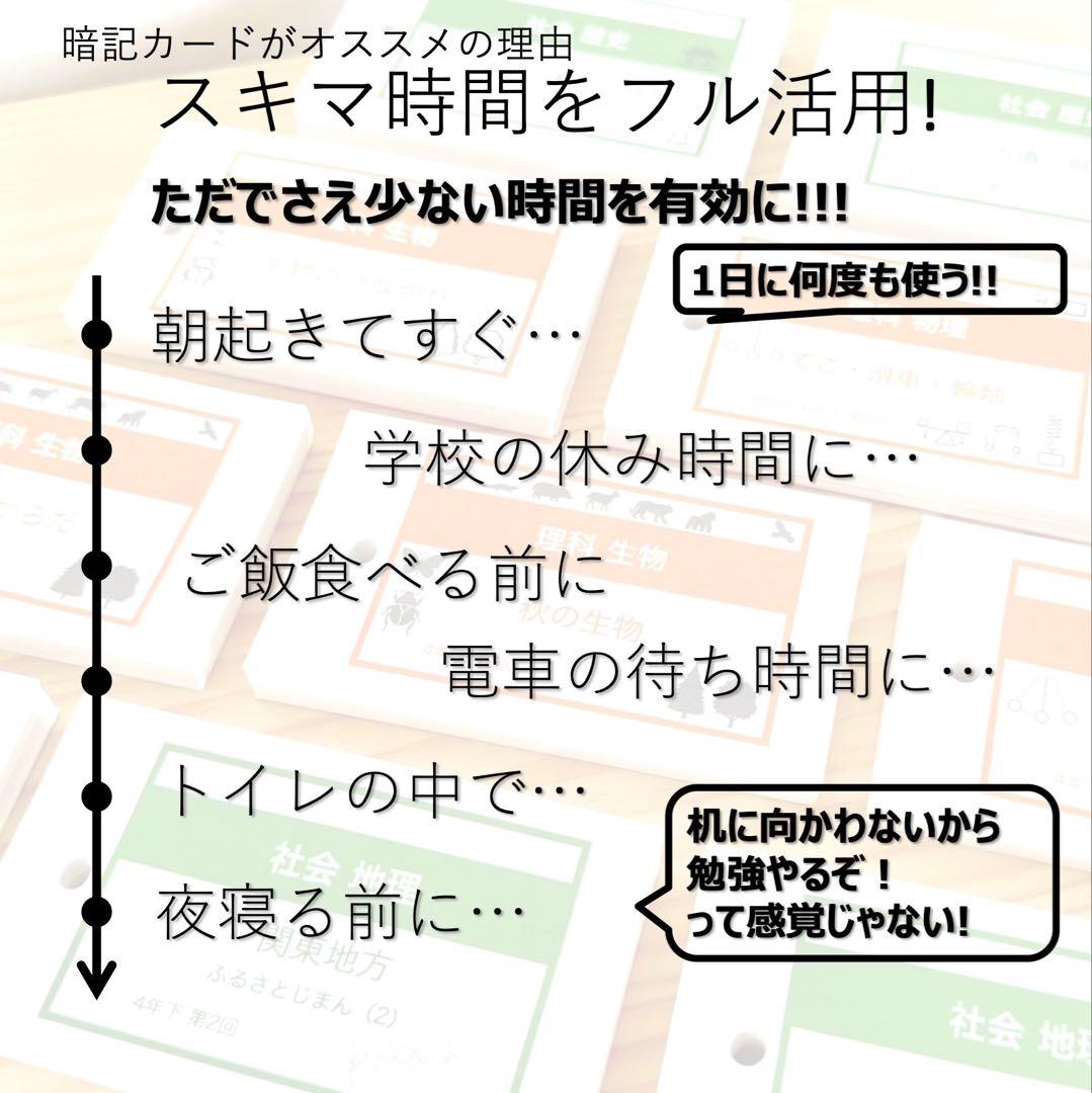中学受験【6年上 社会・理科全セット1-17回】暗記カード 予習シリーズ 組分け